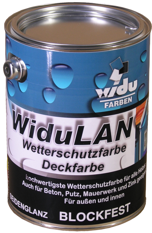 Widulan Wetterschutzfarbe RAL 9003